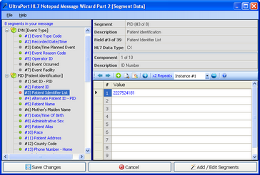 Editing Message Data