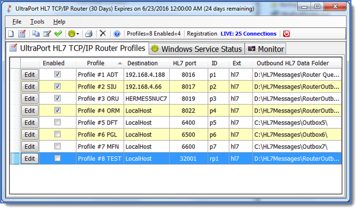 The Main Window. Activated Short Term License