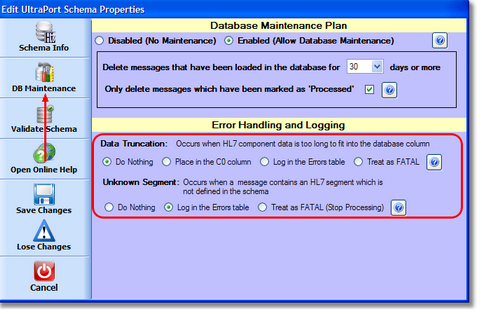 Schema Warnings