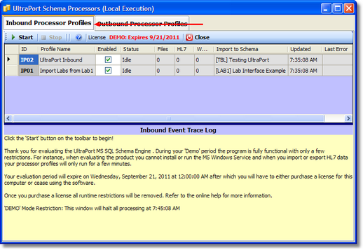 Running Locally (Inbound Processors)